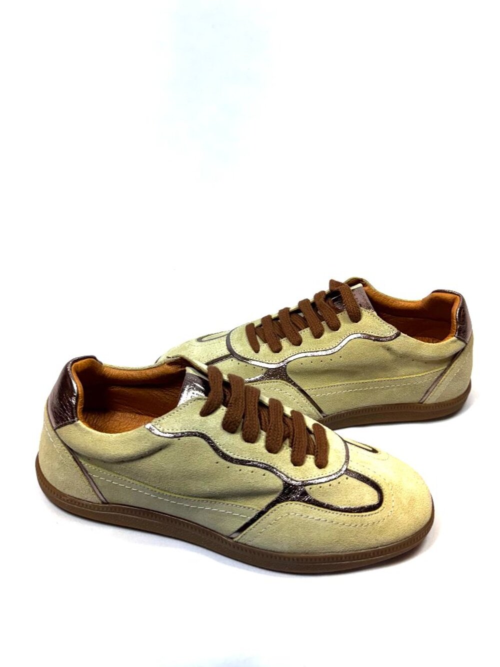 MIZ MOOZ SUEDE LACE UP CASUAL SNEAKERS CITRUS 37EU / 7US #S-45